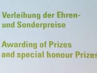 iENA 2019  Ehren- und Sonderpreise Awarding of Prizes and special honour Prizes